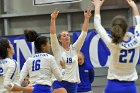 Volleyball vs Emerson  Wheaton College Women's Volleyball vs Emerson College. - Photo by Keith Nordstrom : Wheaton, Volleyball, VB2019